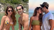 Luan Santana e sua noiva Izabela Cunha arrancaram elogios ao posaram juntos na beira da praia - Foto: Reprodução/Instagram