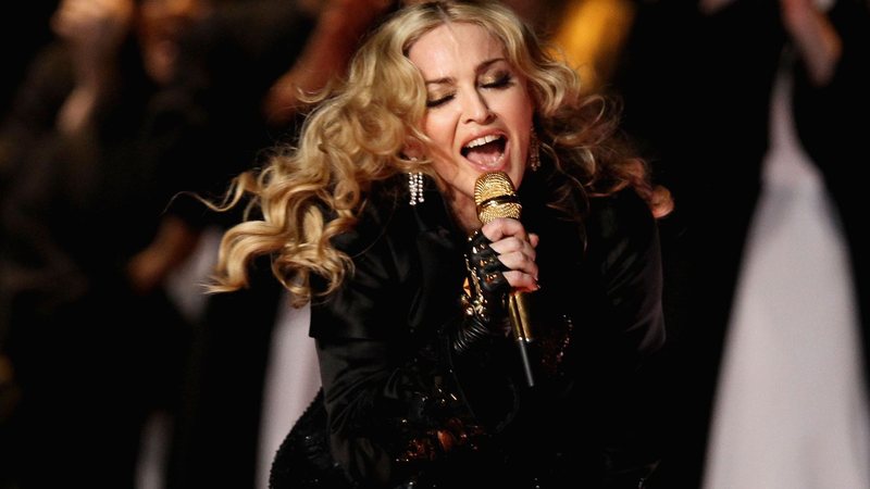 A cantora Madonna durante show; rainha do pop anunciou turnê comemorativa dos 40 anos de carreira - Foto: Getty Images