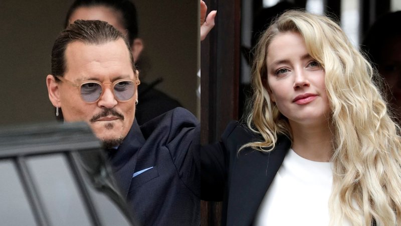 Johnny Depp e Amber Heard durante batalha judicial - Foto: Getty Images