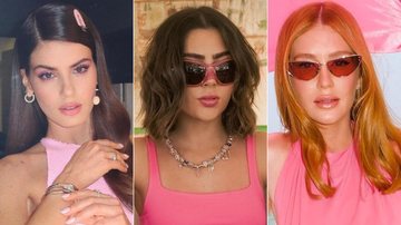 Marina Ruy Barbosa, Camila Queiroz e Jade Picon aderiram à moda Barbie - Foto: Reprodução/Instagram