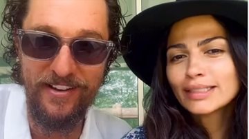 Matthew McConaughey e Camila Alves - Foto: Reprodução / Instagram
