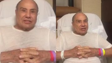 Revoltado, Stênio Garcia surge no hospital em vídeo: "Pessoas chorando" - Reprodução/ Instagram