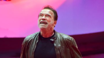 Ator Arnold Schwarzenegger, conhecido mundialmente por viver o Exterminador do Futuro, encanta fãs brasileiros - Foto: Leo Franco / AgNews