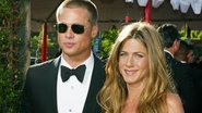 Inteligência artificial cria imagem de como seriam os filhos de Jennifer Aniston e Brad Pitt - Foto: Getty Images