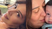 Claudia Raia exibe rosto real em selfie com o caçula - Reprodução/Instagram