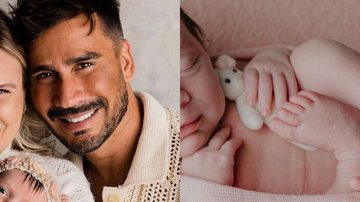 Filha caçula de Julio Rocha explode fofurômetro em ensaio newborn - Reprodução/Instagram/Dri Bresciani