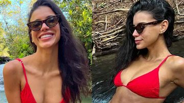 Jakelyne Oliveira ostenta cintura fininha em fotos de biquíni - Reprodução/Instagram