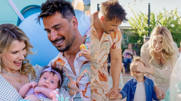 Julio Rocha faz festa luxuosa para celebrar mesversário e aniversário dos filhos - Reprodução/Instagram