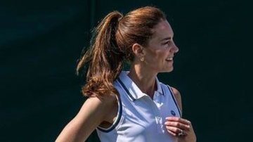 Kate Middleton surpreendeu admiradores ao mostrar talento nas quadras de tênis - Reprodução: Instagram