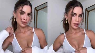 Camila Coelho chama atenção ao exibir cintura fininha de lingerie - Reprodução/Instagram