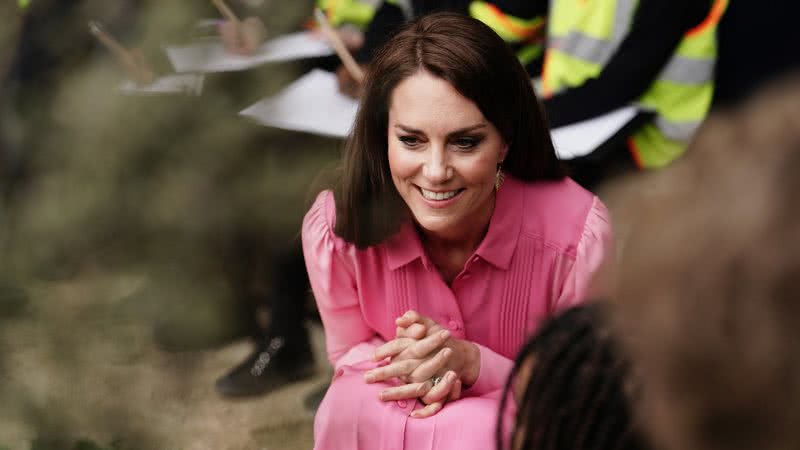 Kate Middleton se recusou a dar autógrafo em evento beneficente com crianças - Foto: Getty Images