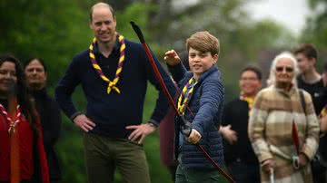 Príncipe William surgiu ao lado dos filhos em dia de ações de caridade - Foto: Getty Images