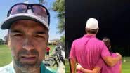 Tadeu Schmidt joga golfe ao lado da esposa - Reprodução/Instagram