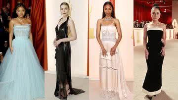 Halle Bailey, Elizabeth Olsen, Zoe Saldana e Vanessa Hudgens no Oscar 2023 - Fotos: Getty Images