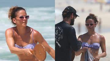 Fernanda de Freitas curte praia no Rio com o amado, Simao Filippe - Dilson Silva/Ag News