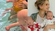 Gêmeos de Isabella Scherer explodem fofurômetro em aula de natação - Reprodução/Instagram