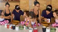 Joaquim Lopes recebe ajuda das filhas gêmeas para fazer bolo e encanta - Reprodução/Instagram