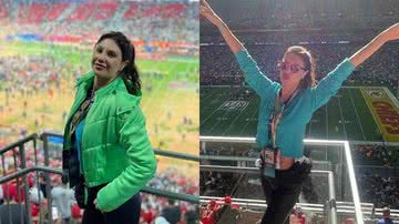 Júlia Pereira compartilhou cliques de sua experiência no Super Bowl com os fãs do Instagram - Foto: Arquivo Pessoal
