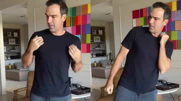 Tadeu Schmidt posta vídeo dançando após ser desafiado - Reprodução/Instagram