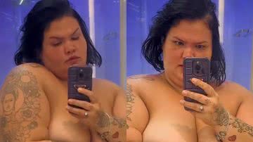 Thais Carla posa totalmente nua em selfie no espelho - Reprodução/Instagram