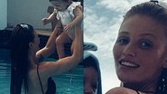 Cintia Dicker curte oi dia na piscina com a filha - Reprodução/Instagram