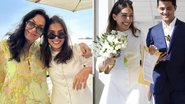 Carolina Ferraz comemora o casamento de sua filha, Valentina, com Samraan Husain - Foto: Reprodução / Instagram