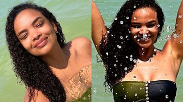 Lucy Ramos exibe corpo define ao curtir dia na praia - Reprodução/Instagram
