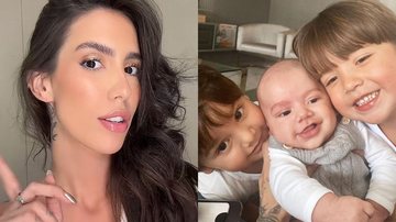 Gabi Brandt se revolta com comentários sobre aparência dos filhos - Reprodução/Instagram