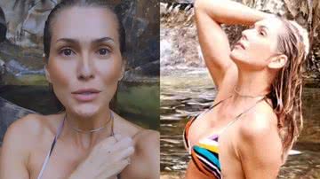 Lívia Andrade ostenta corpaço ao se refrescar em cachoeira - Reprodução/Instagram