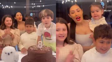 Simaria comemorou aniversário do caçula na companhia dos filhos de Simone Mendes - Reprodução Instagram