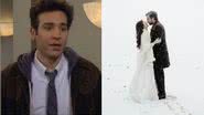 Josh Radnor, ator de How I Met Your Mother, mostra fotos do seu casamento durante nevasca - Foto: Reprodução / Instagram