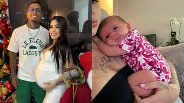 MC Mirella, Dynho Alves e a filha do casal, Serena - Foto: Reprodução / Instagram