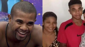 Mãe de Davi fala sobre vida do filho antes do BBB 24 - Foto: Reprodução / TV Globo / Instagram