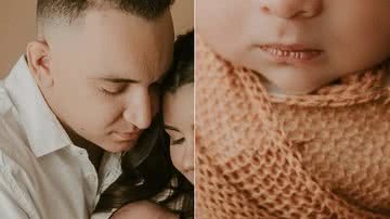 João Gomes e a namorada mostram ensaio fotográfico do filho, Jorge - Foto: Reprodução / Instagram; @vericefotografia