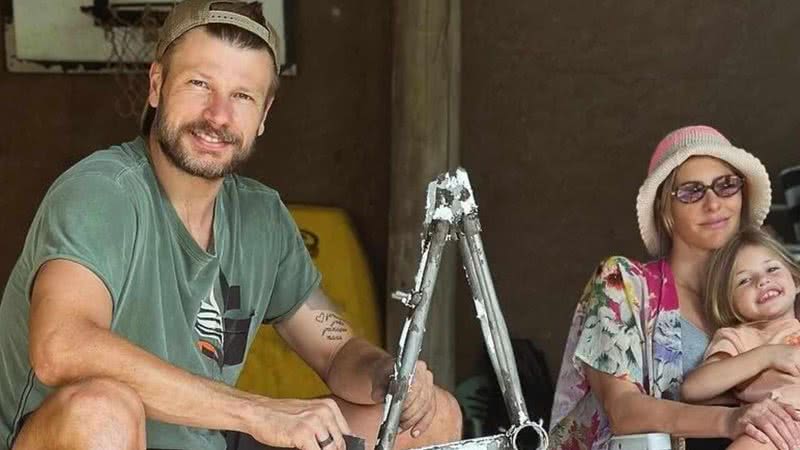 Rodrigo Hilbert faz bicicleta para a filha caçula - Reprodução/Instagram