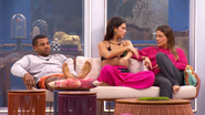 Davi, Alane e Beatriz - Reprodução/Globo
