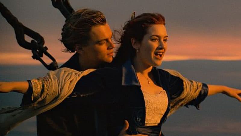 Leonardo DiCaprio e Kate Winslet em Titanic - Foto: Divulgação / Paramount Pictures