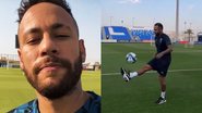 Neymar Jr participa de primeiros treinos após sofrer lesão - Reprodução/Instagram