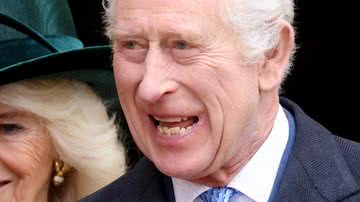 Rei Charles III durante missa no Castelo de Windsor - Getty Images