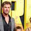 Chris Hemsworth com os filhos