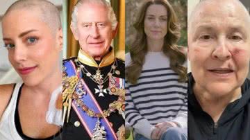 Fabiana Justus, Rei Charles III, Kate Middleton e Monja Coen - Reprodução/Instagram e Divulgação