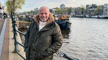 Após gravar diversos trabalhos em Amsterdã, ele curte a cidade como turista - FOTOS: ARQUIVO PESSOAL