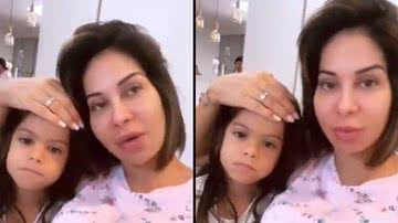 Maíra Cardi e a filha, Sophia - Foto: Reprodução/Instagram