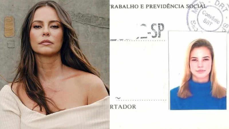 Paolla Oliveira choca com foto 3x4 em carteira de trabalho - Reprodução/Instagram