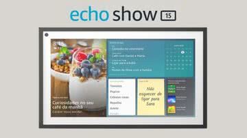 Conheça as vantagens do Echo Show 15 - Reprodução/Amazon