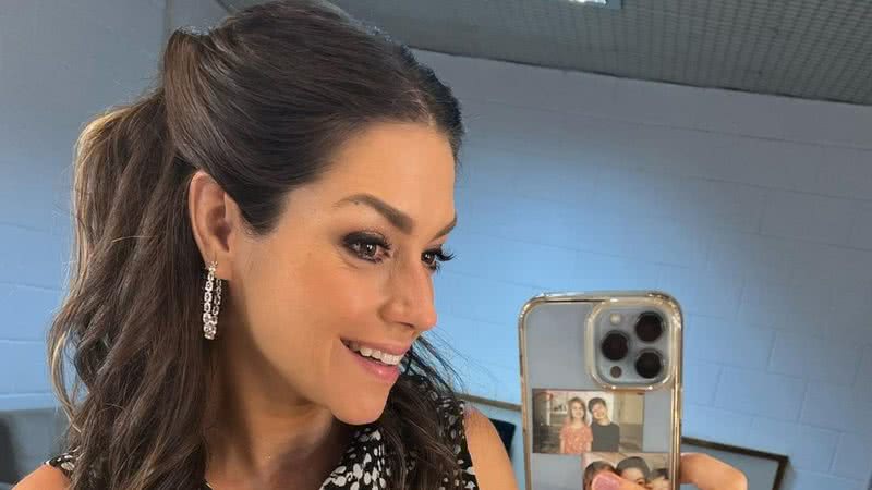 Thaís Fersoza surge deslumbrante no camarim da TV Globo e fãs elogiam - Reprodução/Instagram