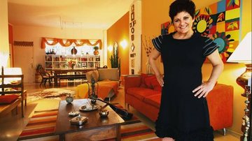 A atriz de Malhação mostra a ampla sala do seu apartamento nos Jardins, em São Paulo. - Adilson Félix