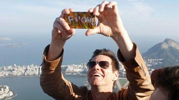 Jim Carrey: turista no Rio de Janeiro - Gabriel Reis e Delson Silva / AgNews