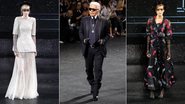 Karl Lagerfeld aparece em seu próprio desfile de alta-costura em Paris, França - Reuters