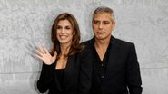 Os ex-namorados Elisabetta Canalis e George Clooney - Getty Images